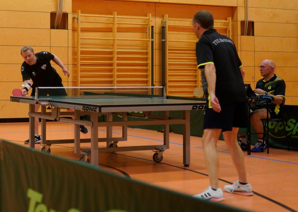 Zweites Foto vom Tischtennis Spiel SG Peiting-Peißenberg gegen den TTC Birkland.