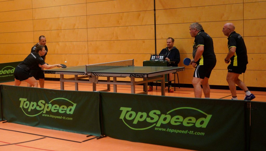 Drittes Foto vom Tischtennis Spiel SG Peiting-Peißenberg gegen den TTC Birkland.