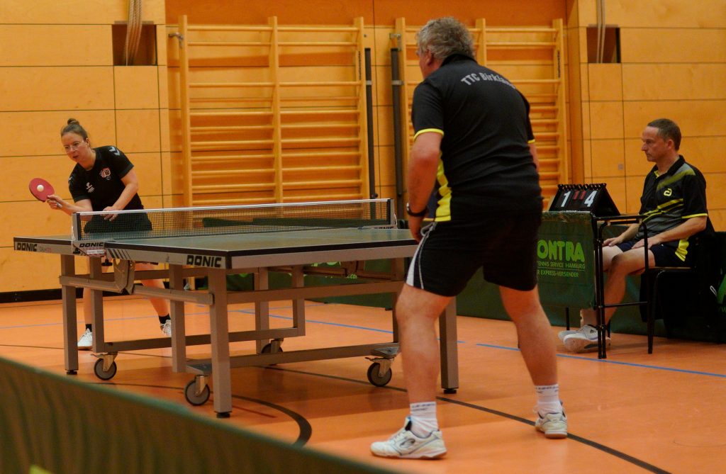 5. Foto vom Tischtennis Spiel SG Peiting-Peißenberg gegen den TTC Birkland.